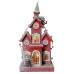 CHIESA ROSSA INNEVATA C/10 LED CM.25X11X52H (2pz)